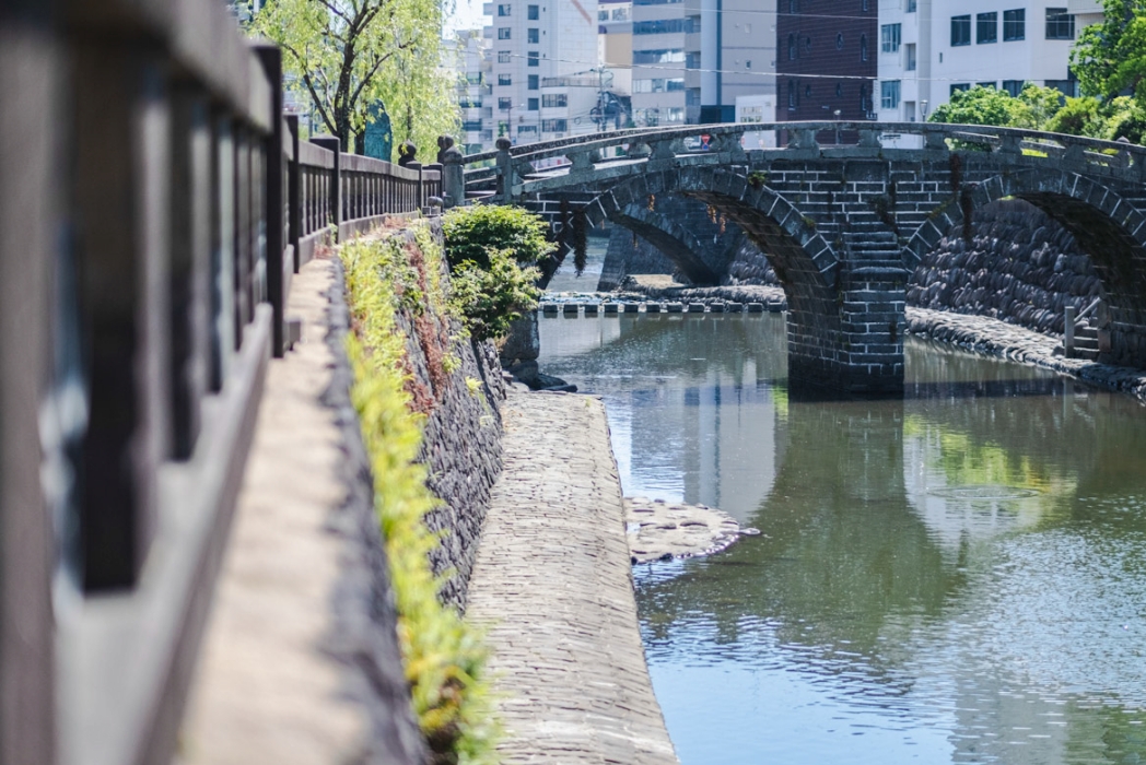 中島川と眼鏡橋
